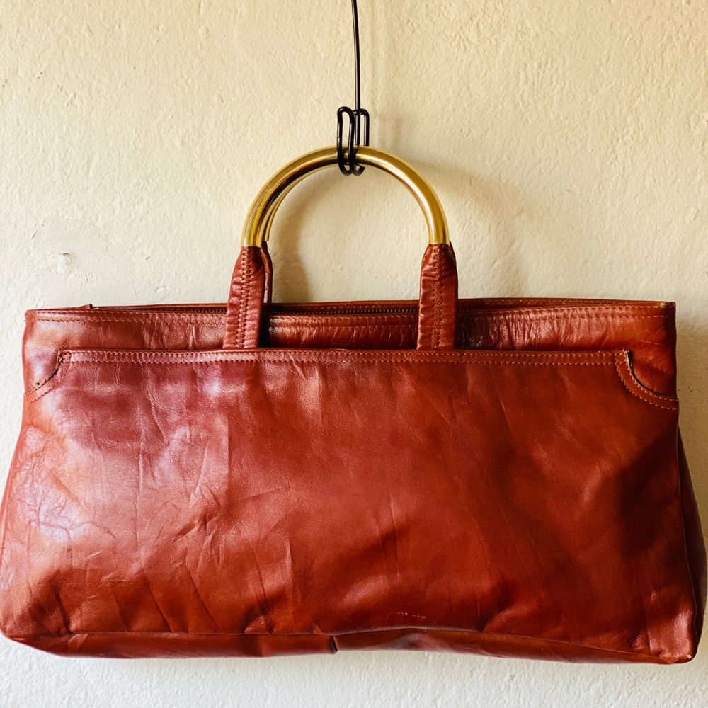 Vintage Italian Leather Clutch